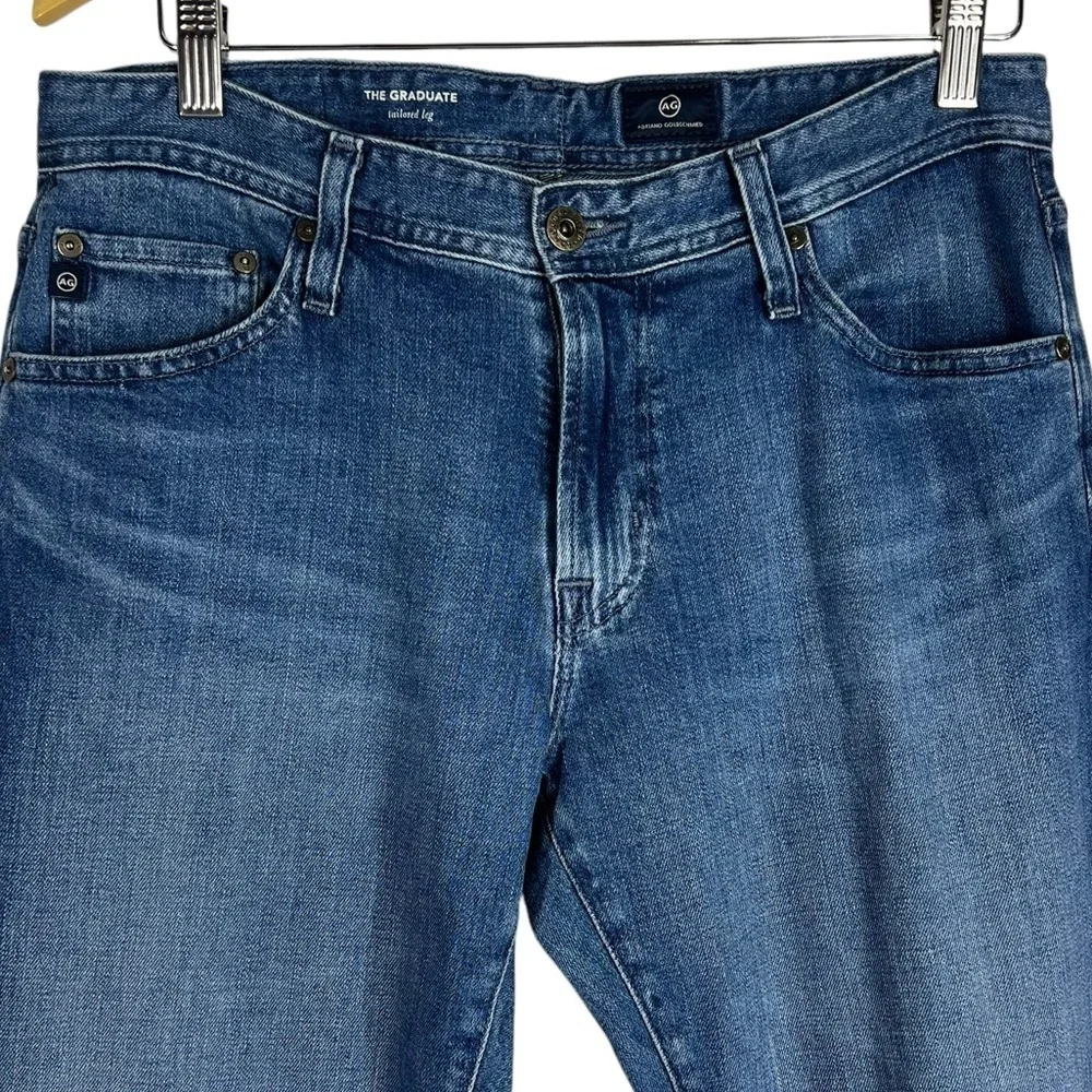 AG Adriano Goldschmied The Graduate Tailored Leg Men's Jeans 32 X 34 Medium Wash